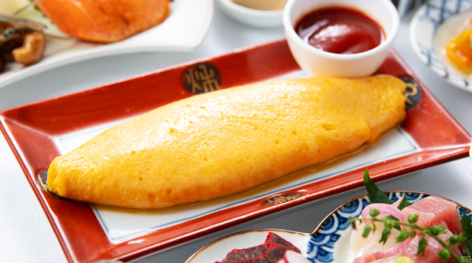 長崎県産品のオムレツ