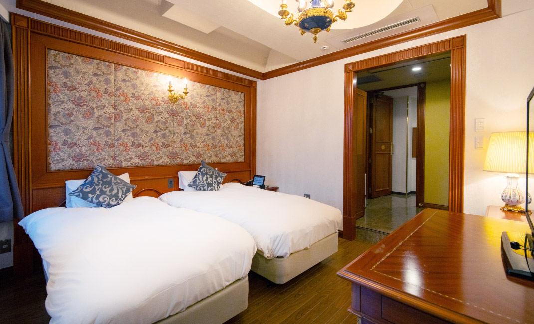 まずはお部屋へ