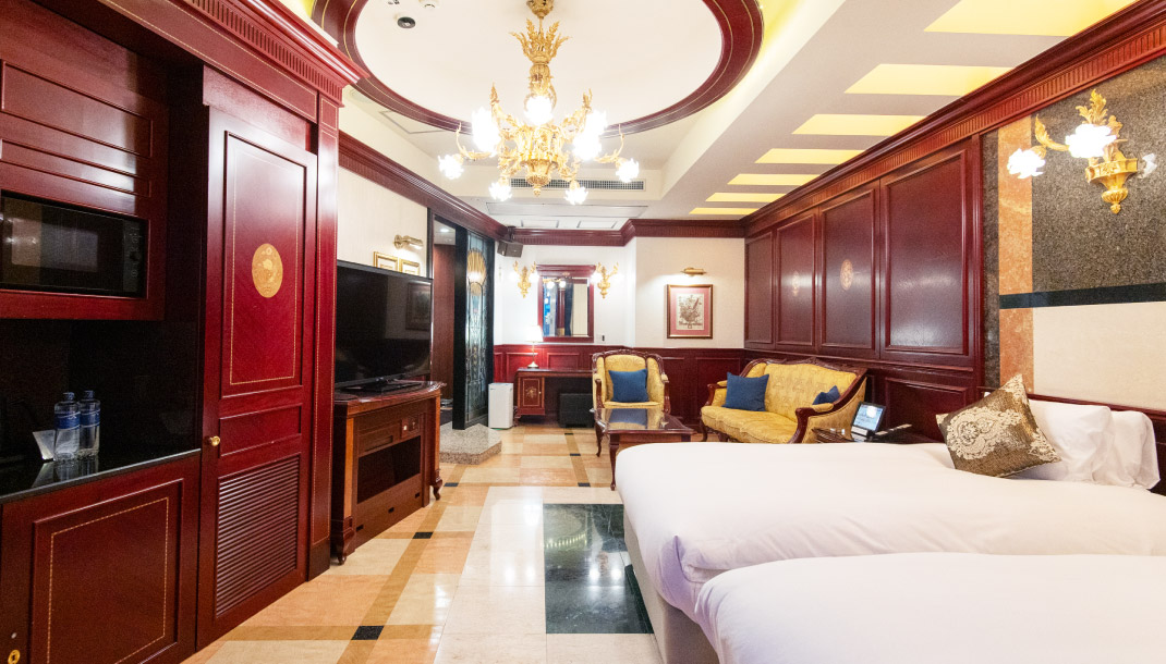 まずはお部屋へ